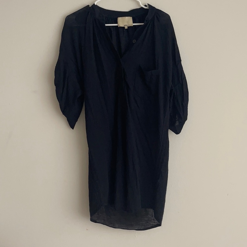 Phillip Lim black shirt dress